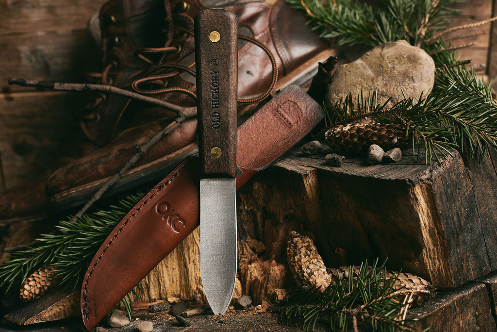 Ontario Knife 4019908 4 in. Outdoor Fish & Game Fixed Blade Wood