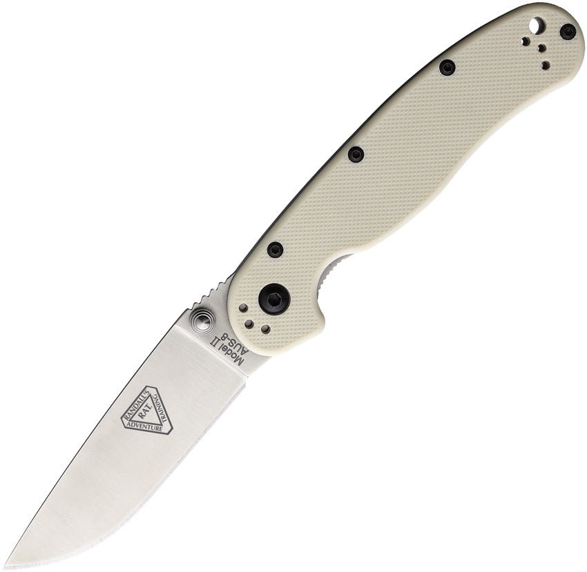 RAT II Linerlock Ivory G10 – OntarioKnife