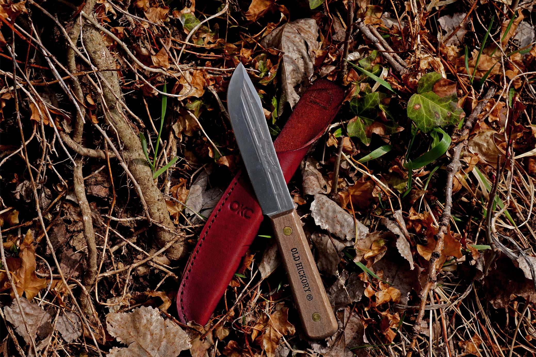 Old-World Style Comes Along with the Old Hickory Hunting Knife from Ontario Knife Company® - OKC® Brings Classic Old School Artistry and Quality in a Durable, Multi-Purpose Knife from Old Hickory Line