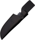 Recurve Black Leather Sheath