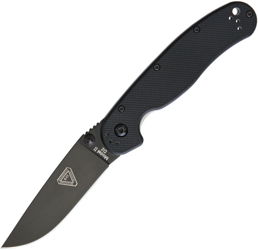 RAT II Linerlock Black D2