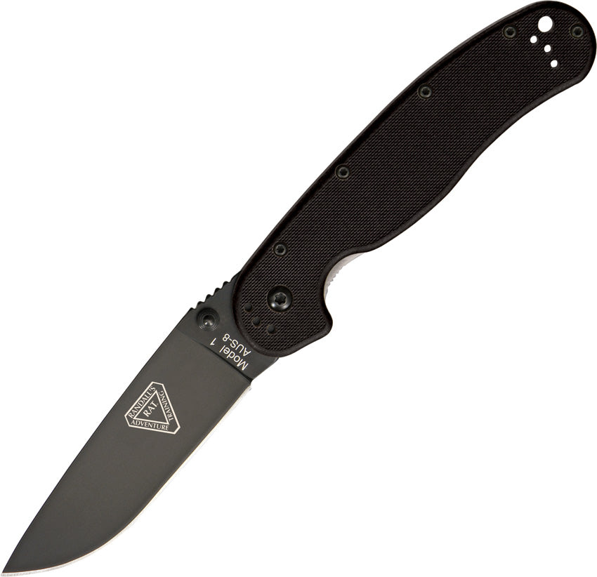 RAT I Linerlock Black – Ontario Knife Company®