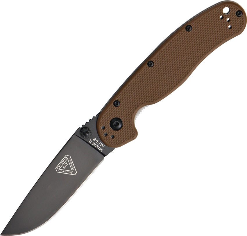 RAT II Folder Coyote Brown – OntarioKnife