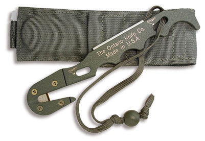OKC FG Model 1 Strap Cutter w/Sheath – OntarioKnife OKC FG Model 1 Strap Cutter w/Sheath – OntarioKnife